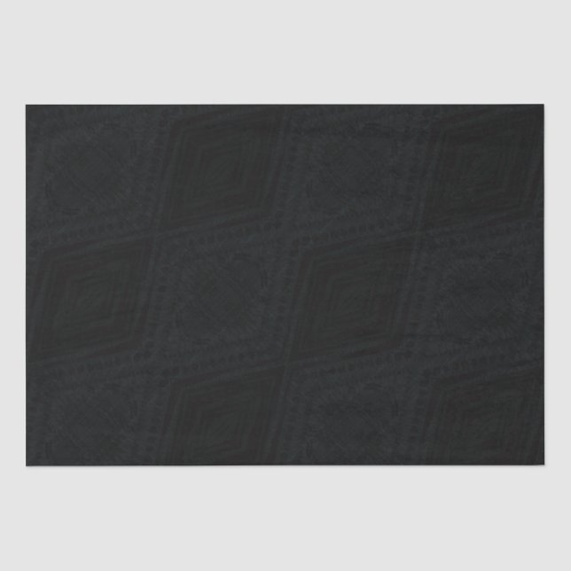 Annahme | dunkle geometrische Textur Seidenpapier (Vorderseite)