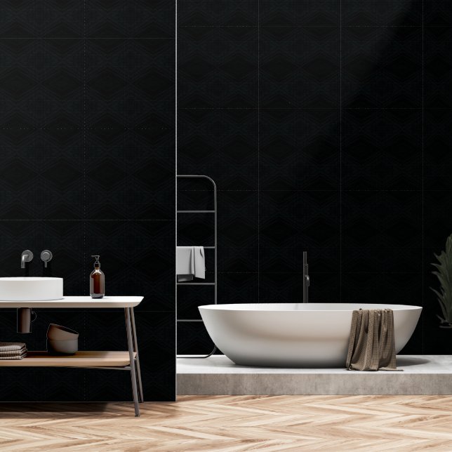 Annahme | dunkle geometrische Textur Tapete (Badezimmer)