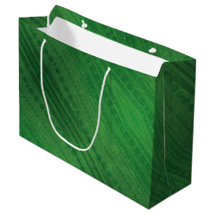 Annahme Green Eclectic Boho Muster Große Geschenktüte