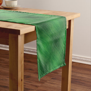 Annahme Green Eclectic Boho Muster Kurzer Tischläufer