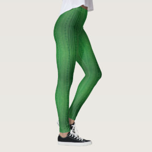 Annahme Green Eclectic Boho Muster Leggings