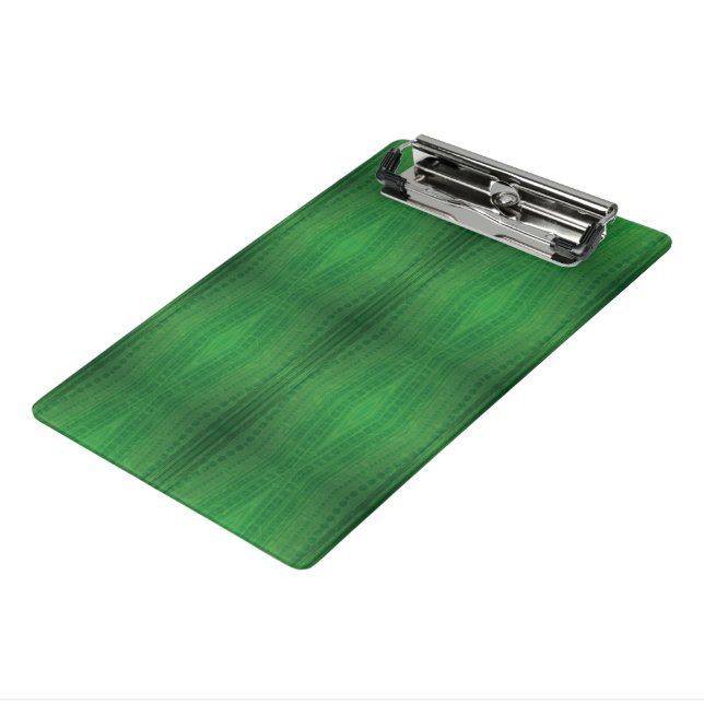 Annahme | Green Eclectic Boho Muster Mini Klemmbrett (Gewinkelt3)