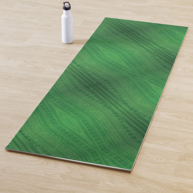 Annahme | Green Eclectic Boho Muster Yogamatte (Beispiel)