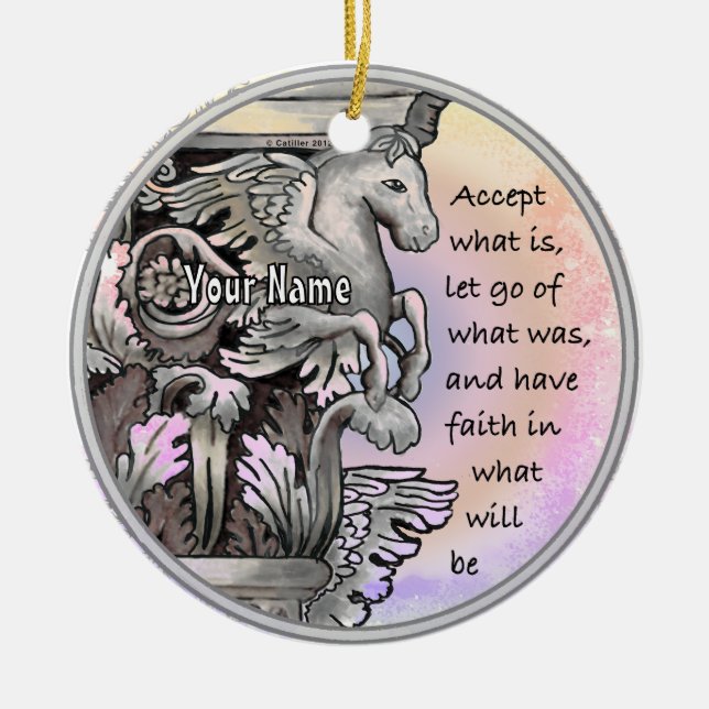 Annahme Keramik Ornament (Vorne)