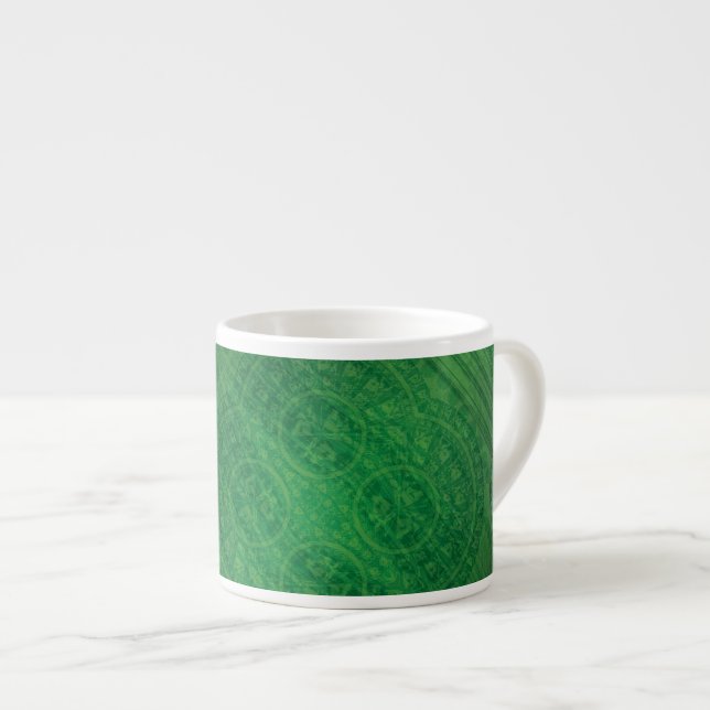Annahme | Medaillen für grüne Meditation Espressotasse (Vorderseite Rechts)