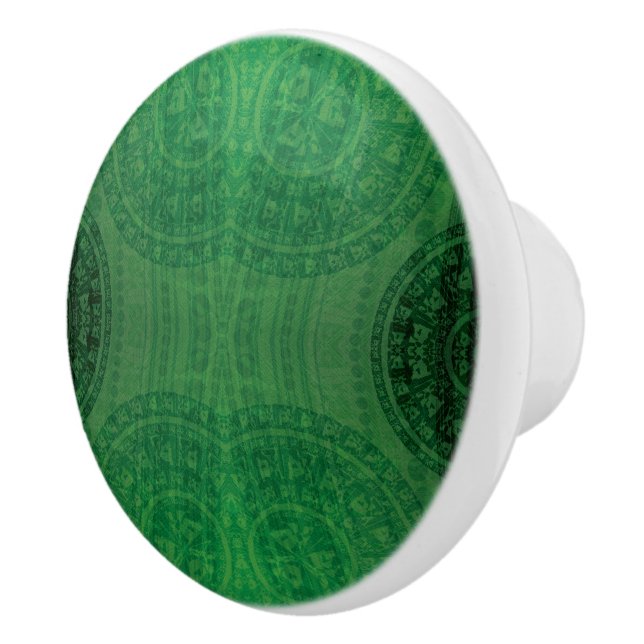 Annahme | Medaillen für grüne Meditation Keramikknauf (Rechts)