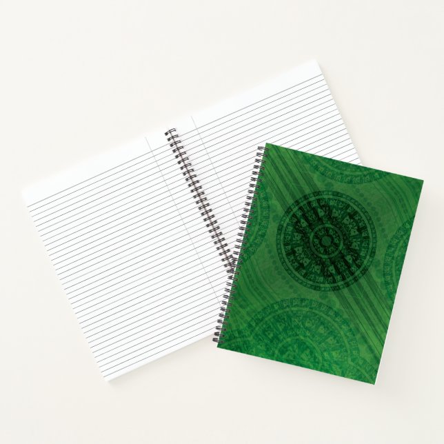 Annahme | Medaillen für grüne Meditation Notizbuch (Innenseite)