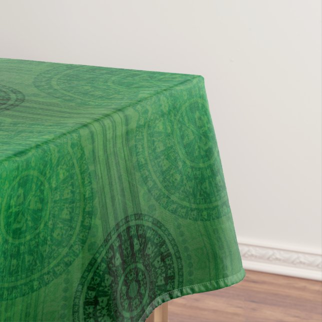 Annahme | Medaillen für grüne Meditation Tischdecke (Beispiel)