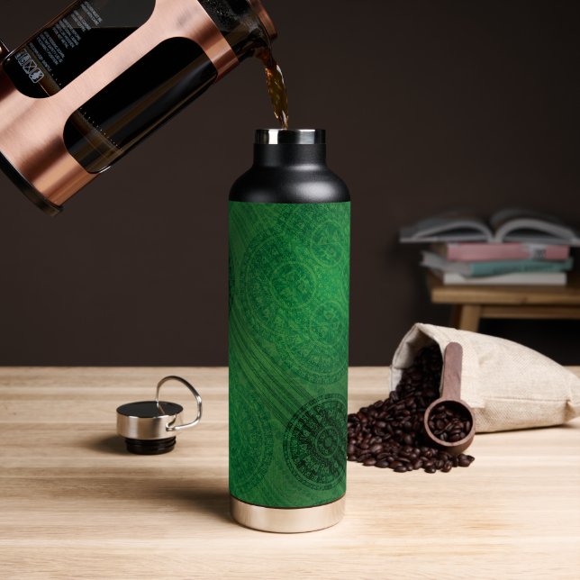 Annahme | Medaillen für grüne Meditation Trinkflasche (Kaffee)