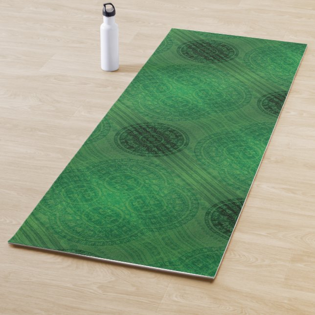 Annahme | Medaillen für grüne Meditation Yogamatte (Beispiel)