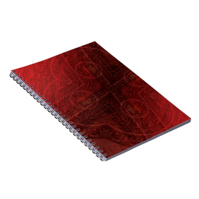 Annahme | Medallin der Roten Meditation Notizblock (Rechte Seite)