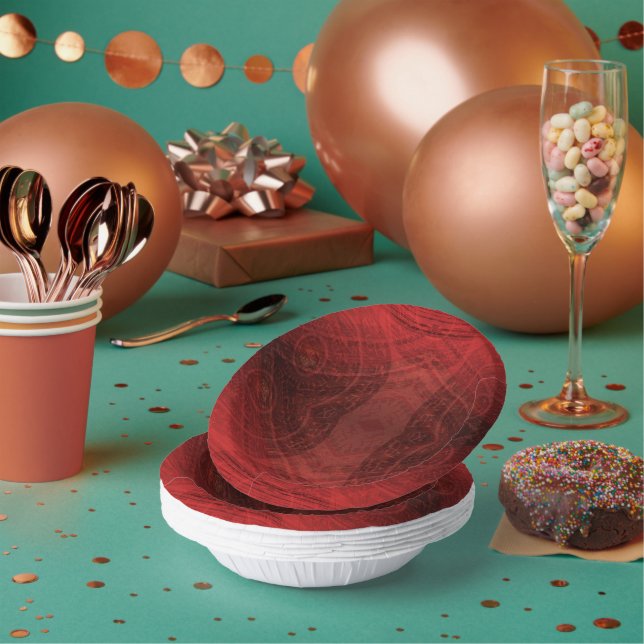 Annahme | Medallin der Roten Meditation Pappteller (Multi)