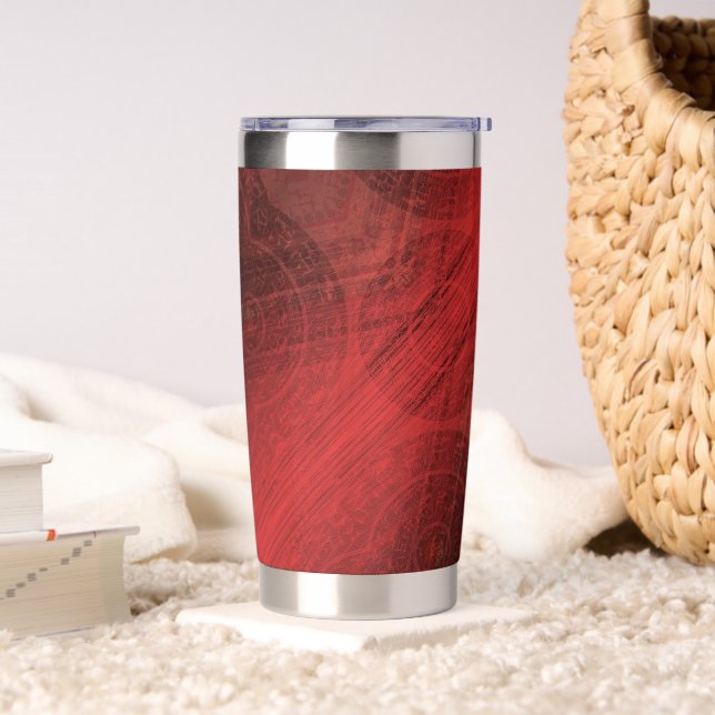 Annahme | Medallin der Roten Meditation Thermobecher (Wohnzimmer)