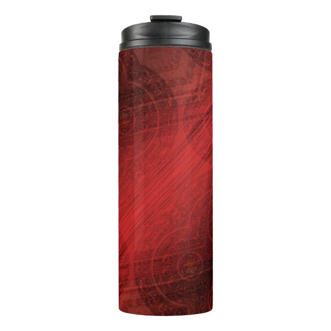 Annahme | Medallin der Roten Meditation Thermosbecher (Vorderseite)