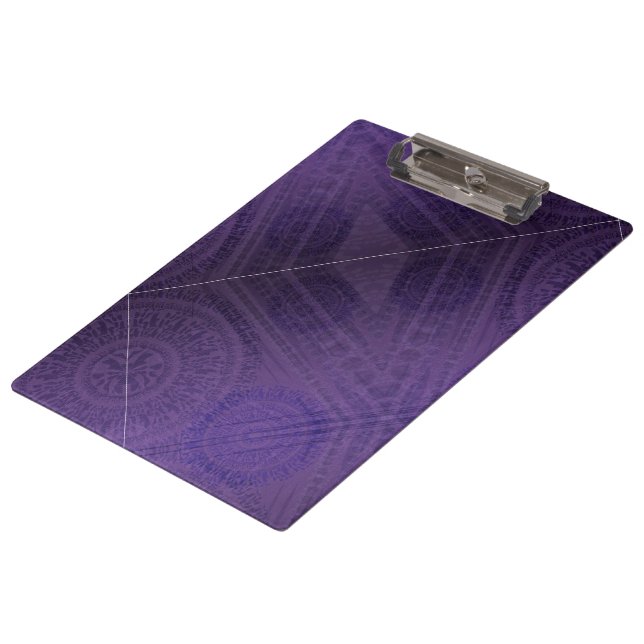 Annahme | Medallin für Violetmeditation Klemmbrett (Schrägansicht)