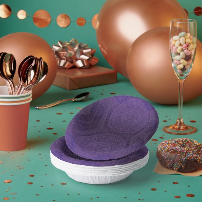 Annahme | Medallin für Violetmeditation Pappteller (Multi)