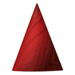 Annahme Red Eclectic Boho Pattern Partyhütchen