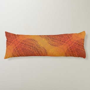 Annahme   Red Orange Yellow Boho Medallions Seitenschläferkissen