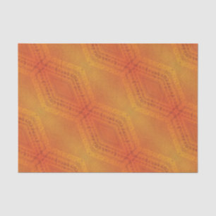 Annahme Red Orange Yellow Shibori Muster Seidenpapier
