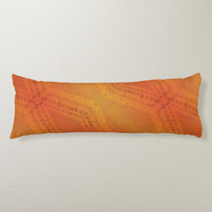Annahme   Red Orange Yellow Shibori Muster Seitenschläferkissen