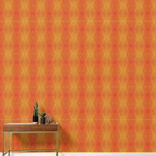 Annahme Red Orange Yellow Shibori Muster Tapete