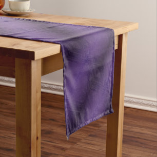 Annahme   Violet Eclectic Boho Pattern Kurzer Tischläufer