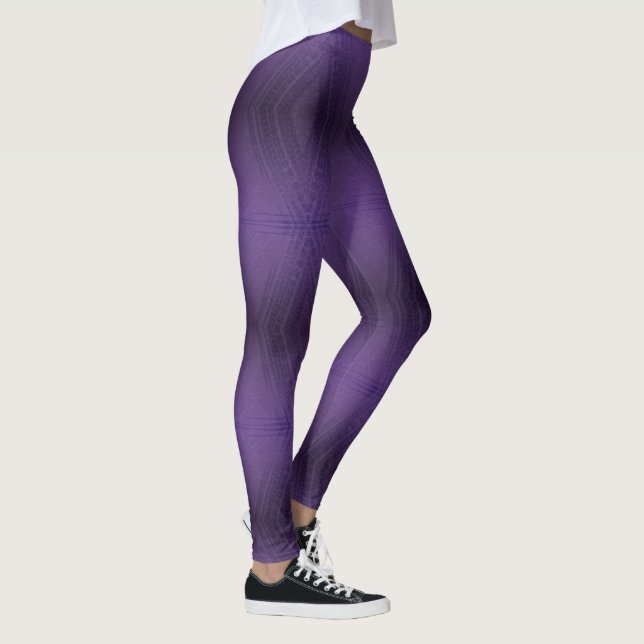Annahme | Violet Eclectic Boho Pattern Leggings (Rechts)