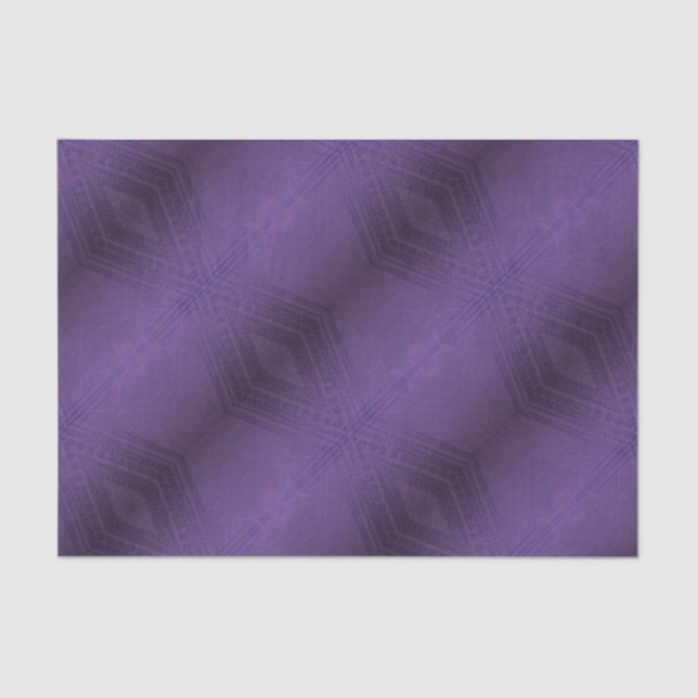Annahme | Violet Eclectic Boho Pattern Seidenpapier (Vorderseite)