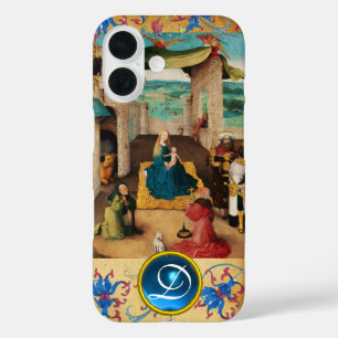 ANNAHME VON MAGI CHRISTMAS PARCHMENT GEM MONOGRAM iPhone 16 HÜLLE