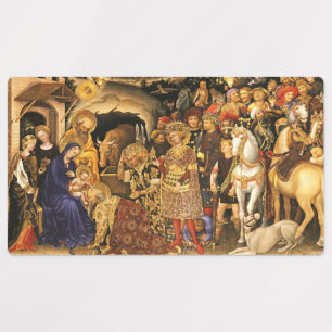 ANNAHME VON MAGI Gentile Da Fabriano, Weihnachten Etiketten