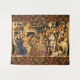 ANNAHME VON MAGI Gentile Da Fabriano, Weihnachten Wandteppich
