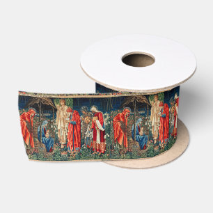 ANNAHME VON MAGI Morris, Burne-Jones  Satinband