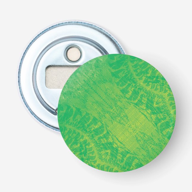 Annahme | Yellow Green Blue Boho Medallions Flaschenöffner (Vorderseite)