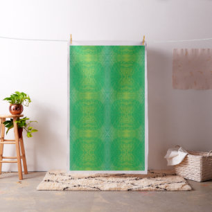 Annahme   Yellow Green Blue Boho Medallions Stoff