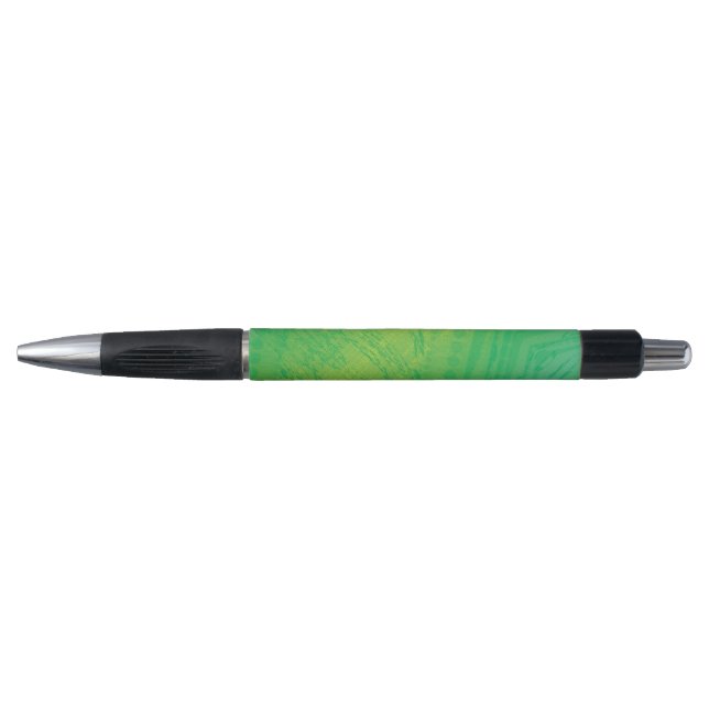 Annahme | Yellow Green Blue Shibori Muster Kugelschreiber (Vorderseite)