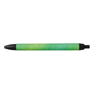 Annahme Yellow Green Blue Shibori Muster Kugelschreiber