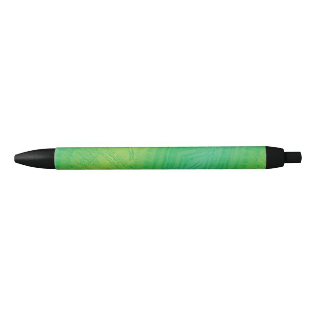 Annahme | Yellow Green Blue Shibori Muster Kugelschreiber (Vorderseite)