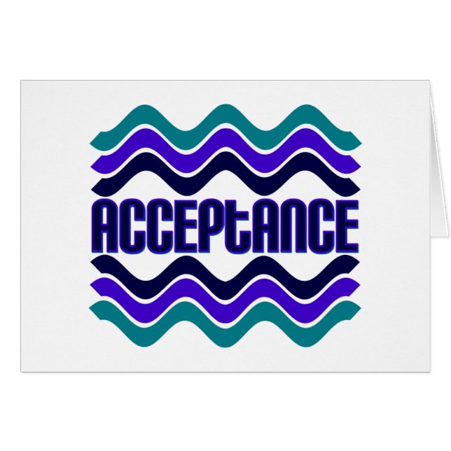 Annahmeangebot in blaugrüner Lila Grafik (Vorderseite (Horizontal))