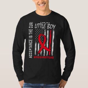 Annahmestelle Rot tragen statt Autismus Son T-Shirt