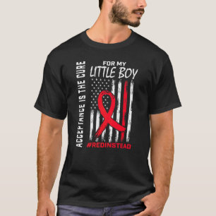 Annahmestelle Rot tragen statt Autismus Son T-Shirt