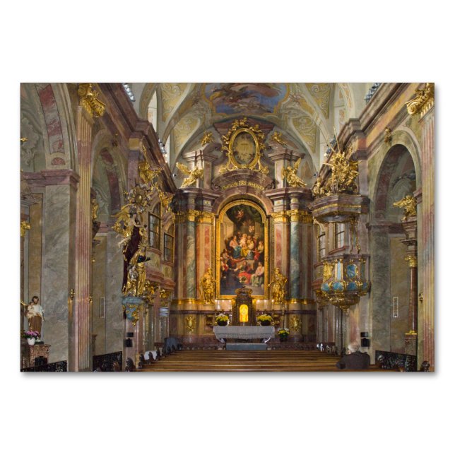 Annakirche, Wien Österreich Tischnummer (Vorderseite)