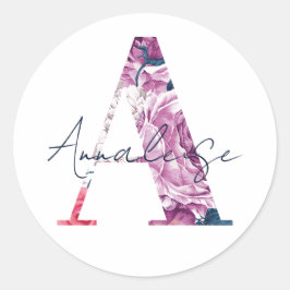 Annaleise Nom Autocollant personnalisé Filles Étiq