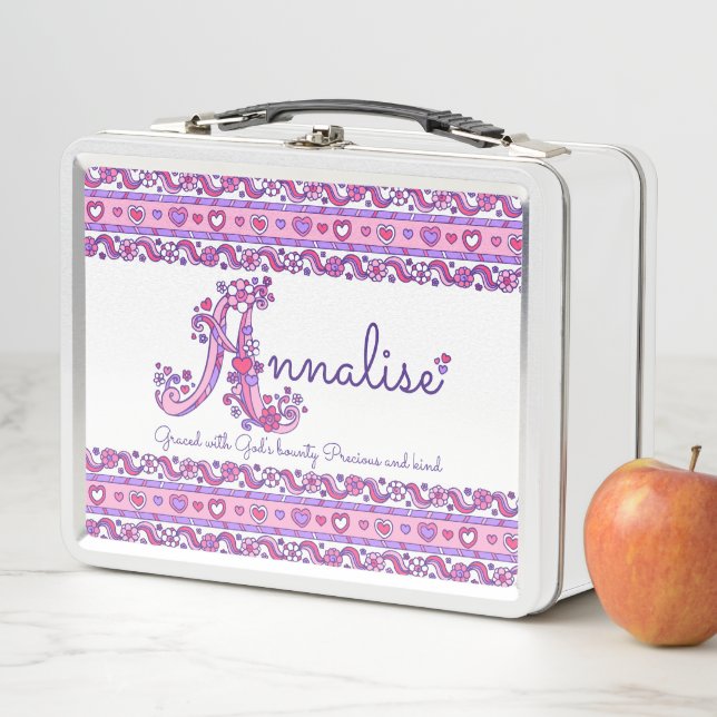 Annalisation Mädchenname im Sinne von Mono-Lunch-B Metall Lunch Box (Beispiel)