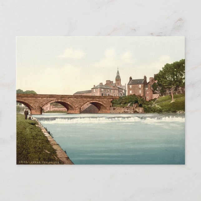 Annan Bridge, Dumfries and Galloway, Schottland Postkarte (Vorderseite)