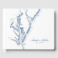 Annapolis Chesapeake Bay Map Wedding