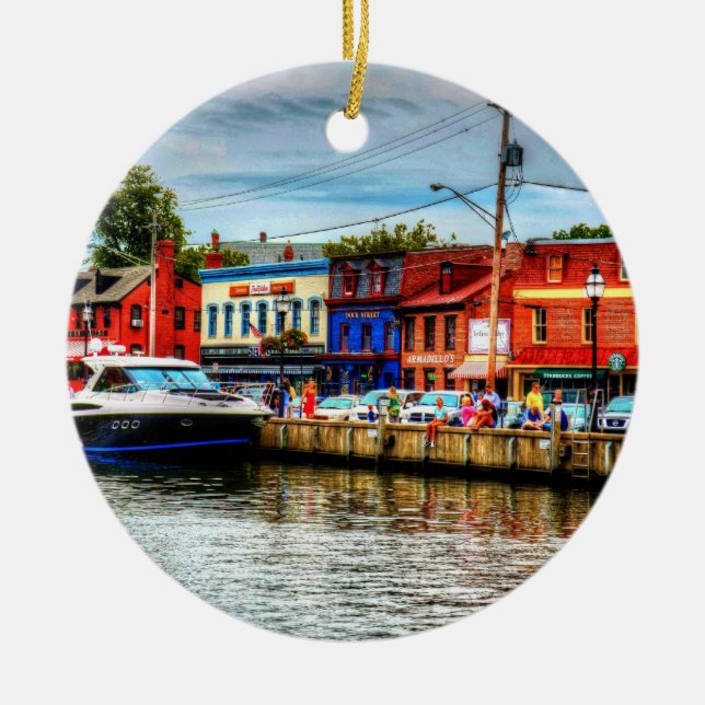 Annapolis City Dock Ornament (Vorne)