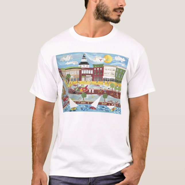 Annapolis im Sommer T-Shirt (Vorderseite)