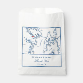 Annapolis Kent Island Map Navy Vielen Dank für Ihr Geschenktütchen