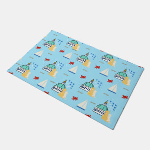 Annapolis Land, Sea, Air Hundefuttermatte Fußmatte