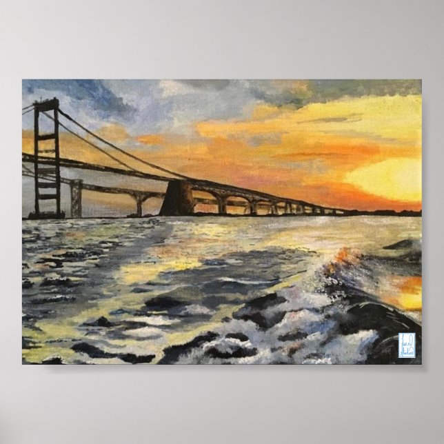 Annapolis Maryland Chesapeake Bay Bridge Poster (Vorne)